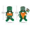 1 st St Patrick's Day Tomtar Irländsk Ansiktslös Docka Prydnader Fest Hemma Dekorationer