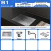 Zhu Chuang Jing Pin Brushed Stainless Steel Single Bowl Sink
