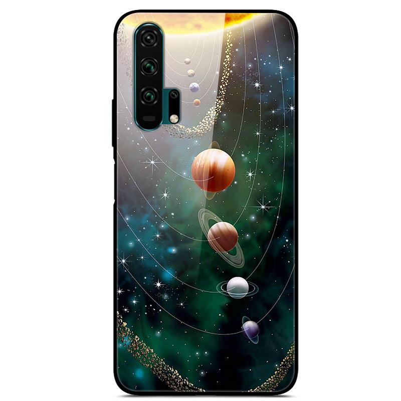 For Honor 20 Cases 20S 20Pro V20 Tempered Glass Hard Back Cover For Huawei Honor 20 Phone Cases Honor20 Pro Cover Honor20S V 20