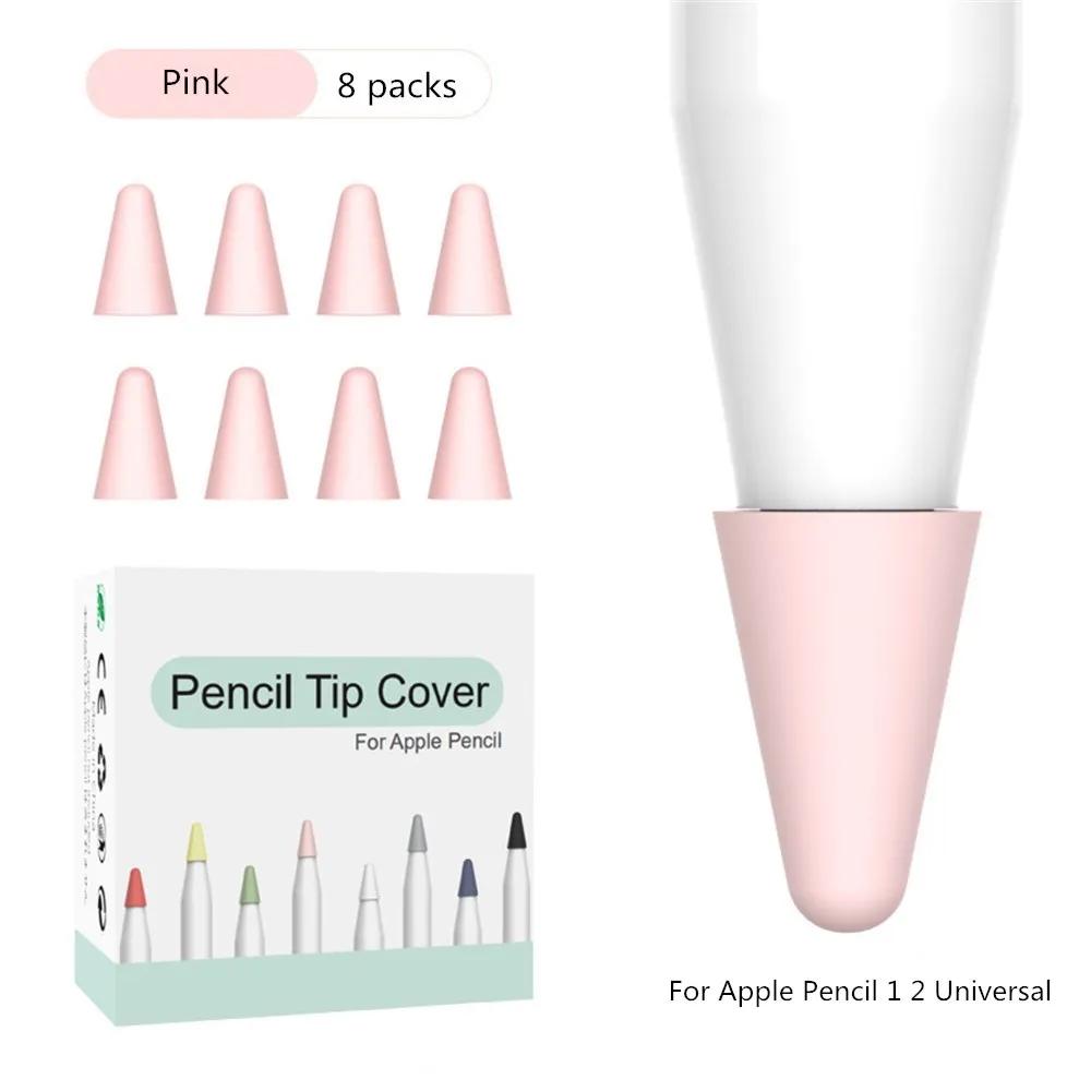 Pencil Tip Cover For Apple Pencil 1st 2nd Generation Mute Silicone Nib Case For iPad Pencil 1 2 Nib Cover Skin Screen Protector