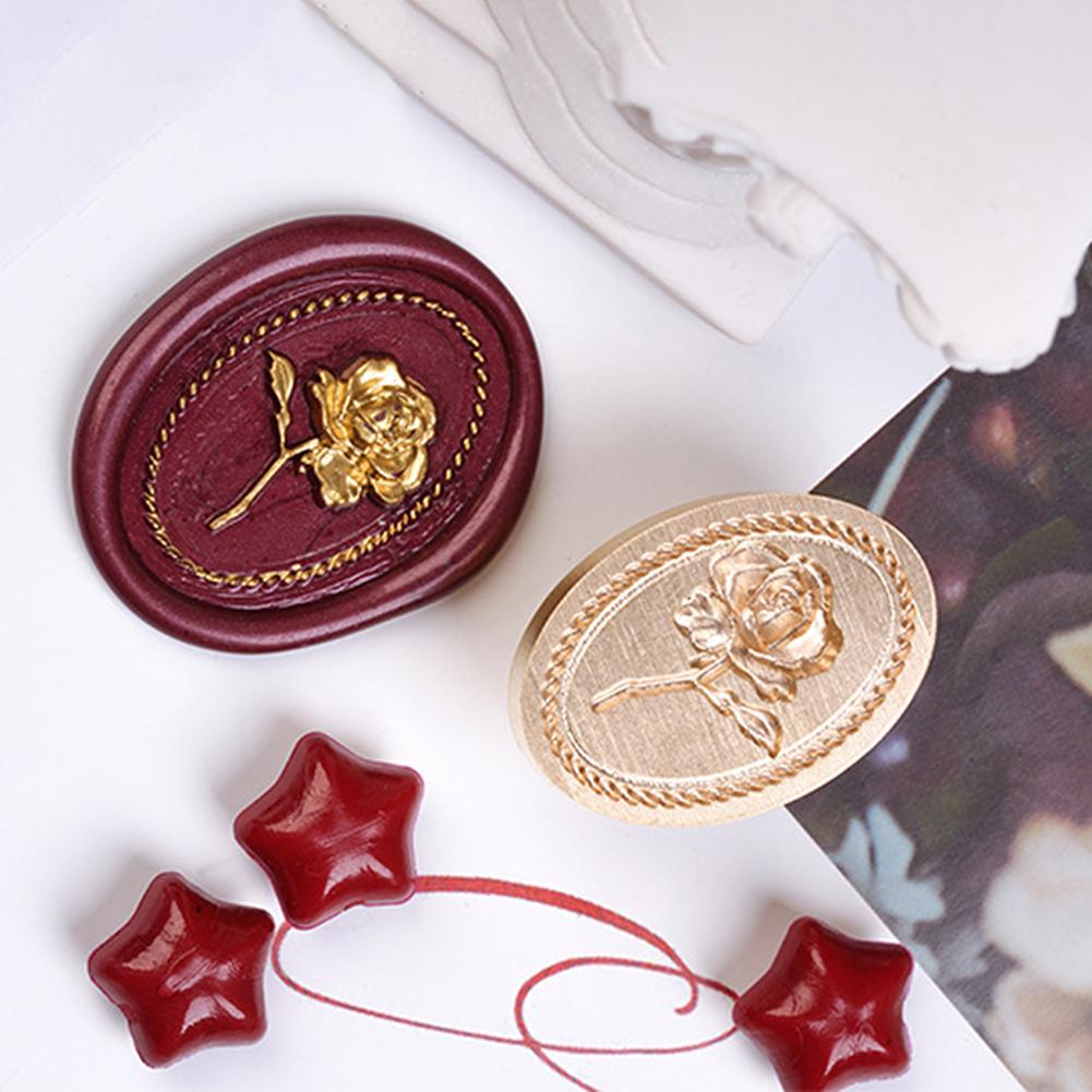 New Sealing Wax Stamp Vintage Flower Lily Tulips Seal Wax Stamp Christmas Wax Seal Stamps For Wedding Invitation Scrapbook Decor