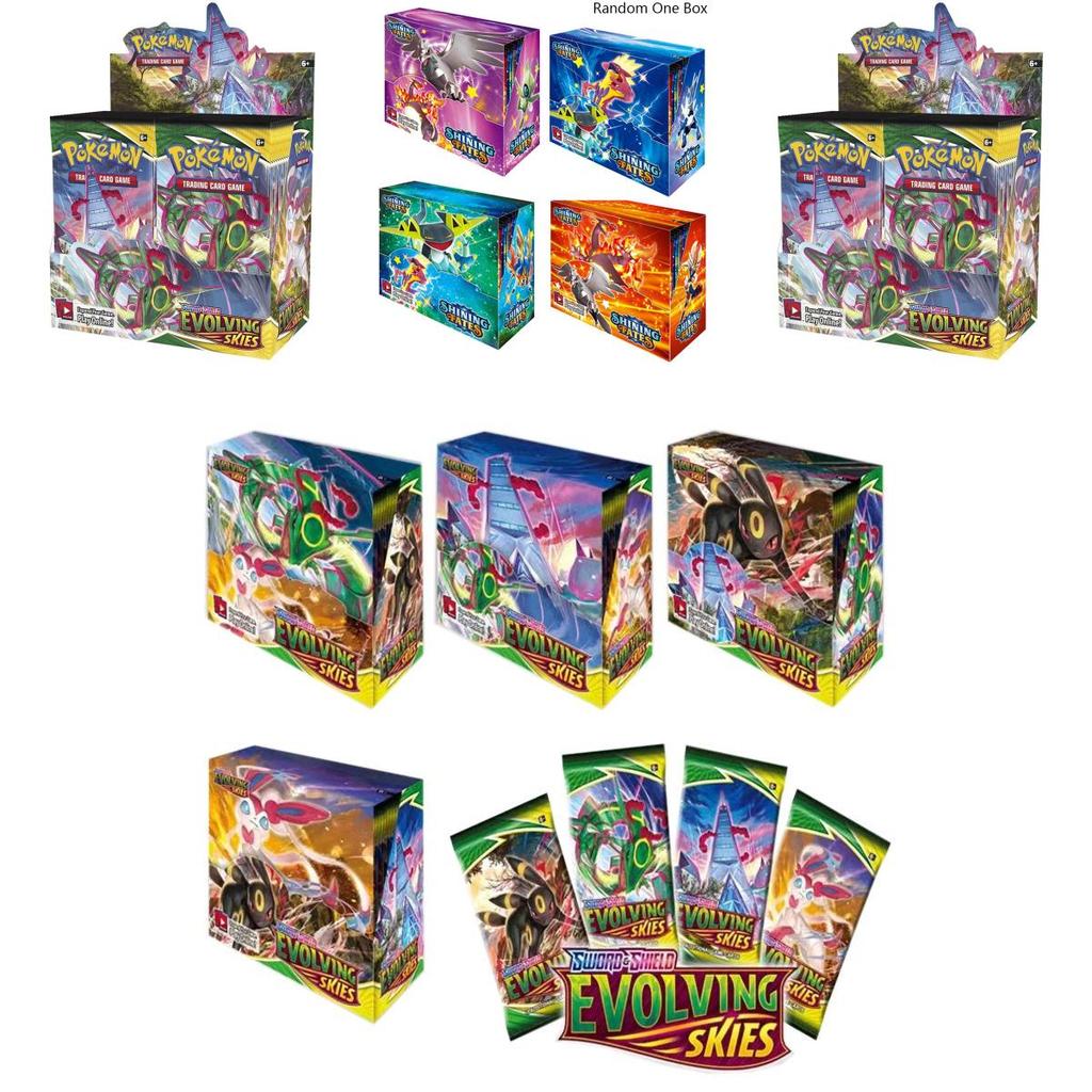 Deluxe 360pcs Pokemon Cards Box With Sword Shield Evolving Skies Shining Fates For Collectors