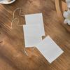 ABBY-500Pcs Teabags String Heat Seal Paper Loose Tea Bag Organizer Tools Storage Bags