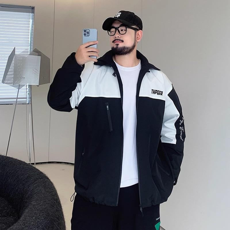 Pánská bunda s kapucí větruodolná voděodolná teplá velká velikost módní všestranná lehká sportovní bunda pro volný čas