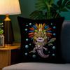Cute Axolotl Classic Pillow Case Sofa Living Room Bedroom Doublesided Printing Square Cushion Nap Time Pillow Case