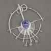 Iolite Pendant, 925 Solid Sterling Silver Pendant Handmade Gemstone Jewelry, Gifts For Wife Brand New Pendant