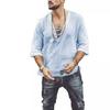 2025 New Style Men's Chest Tie-Up Eyelet Short Sleeve T-Shirt