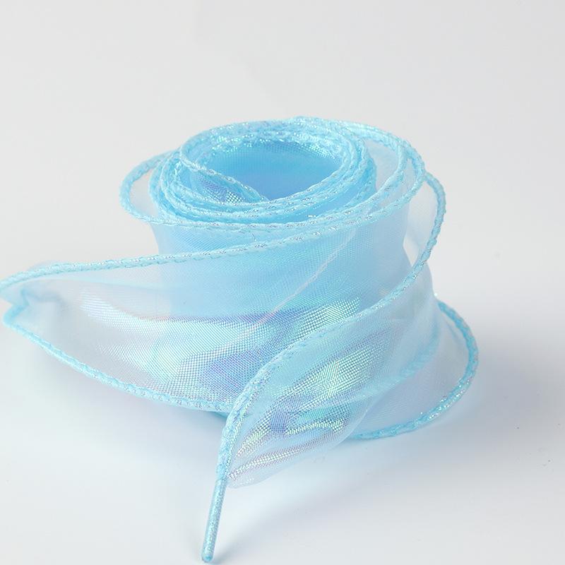 Mode Chiffon Garn Schnürsenkel 4cm Breitere Flache Seide Schnürsenkel Sneakers Seil Schnürsenkel für Schuhe 100/120/140/160CM Schuhzubehör