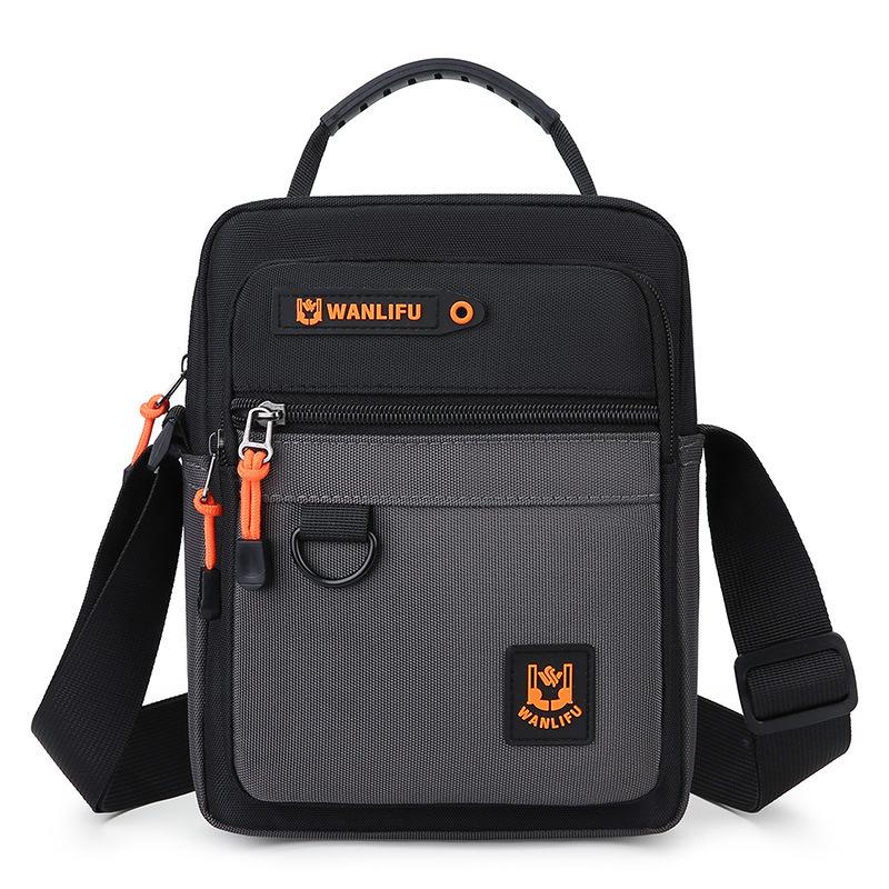 

Casual Men s Handbag Shoulder Bag Lightweight Oxford Men s Purse Small Crossbody Bag Fashion Stylish Men s Bag Messenger Bags серый