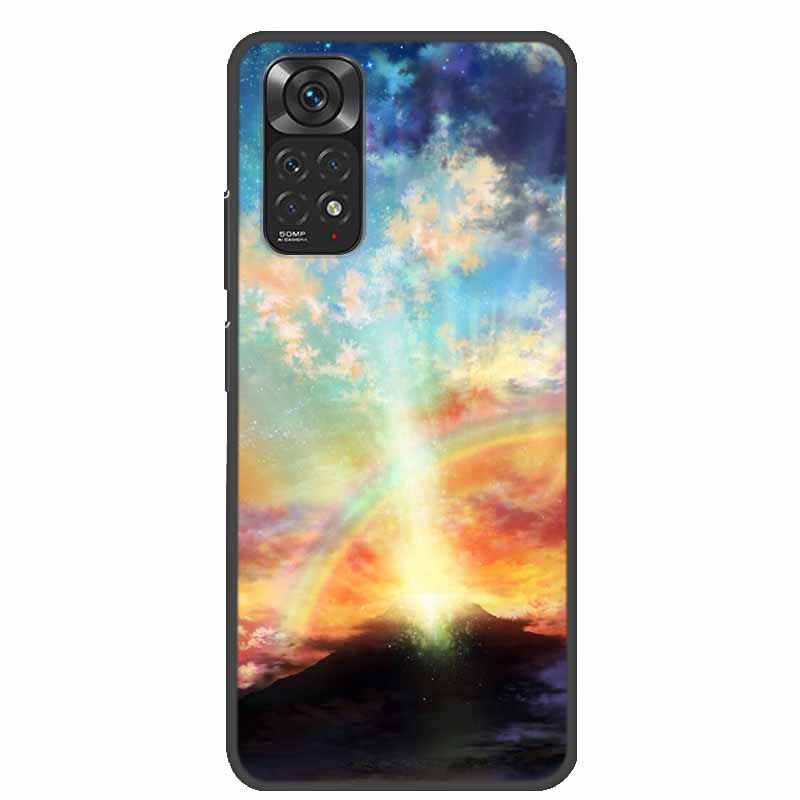 For Redmi Note 11 Cases Note11s Painted Soft TPU Silicone Phone Cases for Xiaomi Redmi Note 11 Pro 5G Cover Coque Note11s 4G Bag