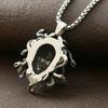 Punk Retro Griechische Mythologie Medusa Verschlungene Schlange Anhänger Halskette Ostern Halloween Modeschmuck Unisex