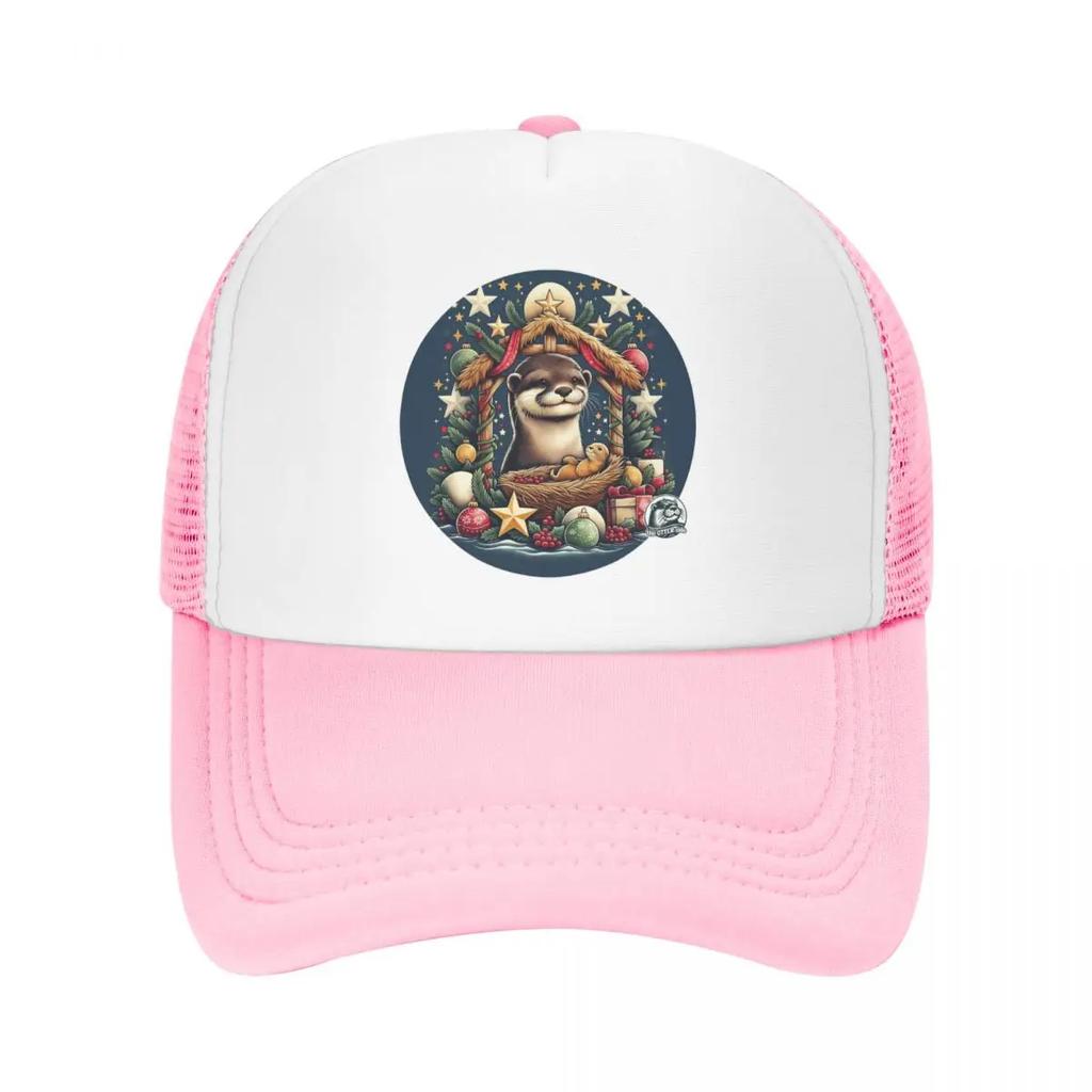 Stolzer Elternteil eines Otter-Neugeborenen Kappe Mode Netz Baseballkappen Verstellbare Mütze Hip Hop Sommer Unisex Baseballkappen Mehrfarbig