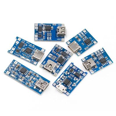18650 Piller için 1A Aşırı Şarj/Deşarj Korumalı TP4056 Lityum Pil Şarj Kartı (3.7V/3.6V/4.2V)