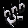 500pcs/bag Wall Mounted Steel Nail Wire Clips Steel Nail Cable Fasteners Household