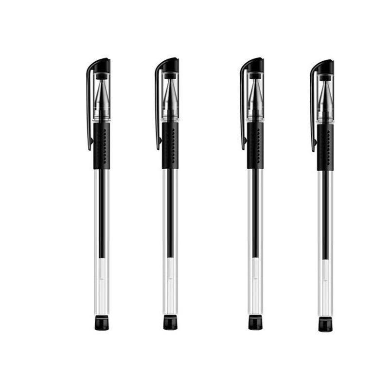 European Standard Black Gel Pen - 0.5mm Signature & Exam Pen for Students, Stationery Supplies