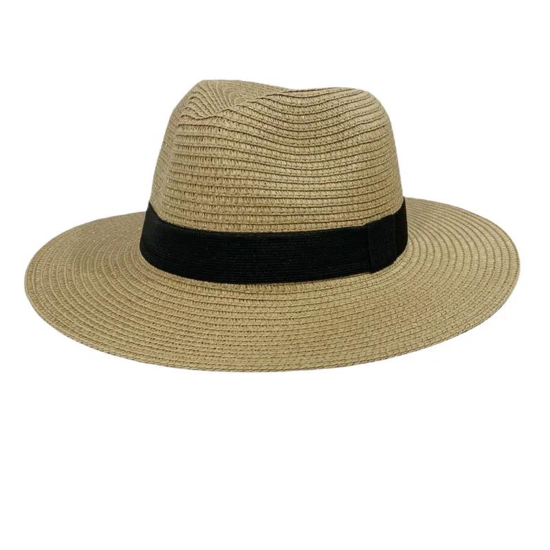 Foldable Wide Brim Sun Protection Hat for Men And Women Outdoor Travel Beach Caps Summer Soft Top Straw Cap