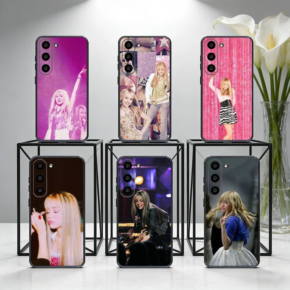FUNNY H-HannahS M-Montana Phone Case For Samsung Galaxy A73,A72,A71,A70,A53,A52,A51,Others Soft Black Cover