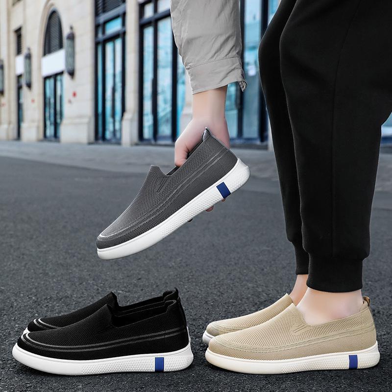 Men's Slip-On Casual Summer Sneakers, Plus Size Old Beijing Cloth Shoes