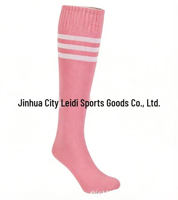 Children's and Adult Over-the-Knee Cheerleading Cotton Socks – Customizable, Thickened Design for Sports & Youth Activities