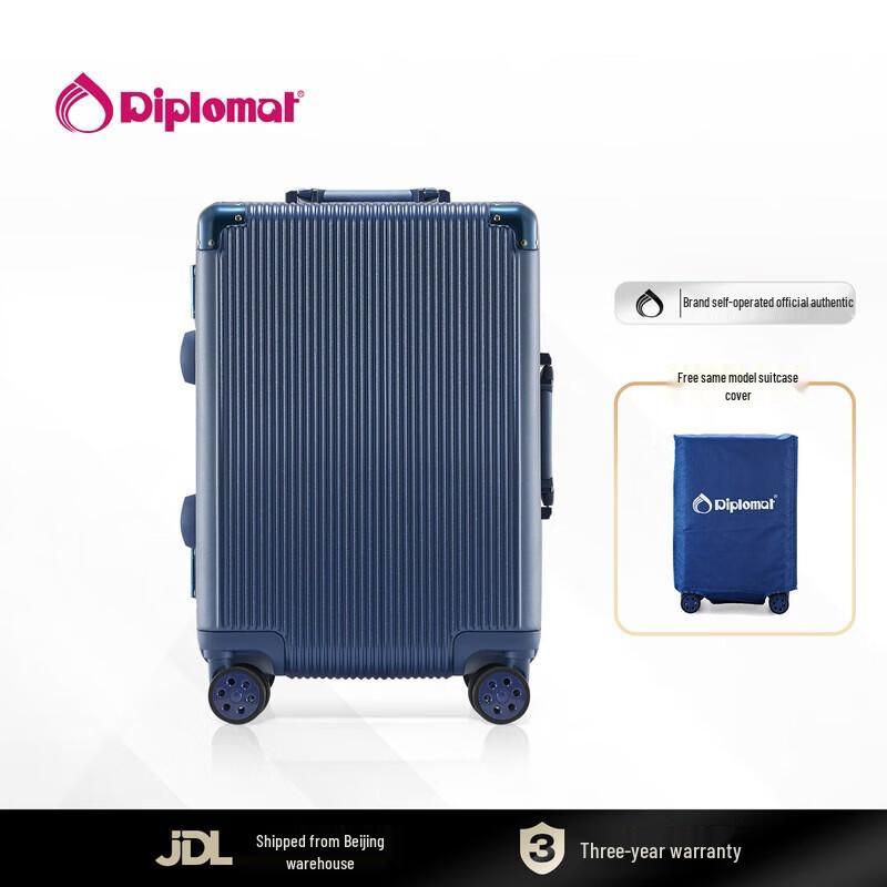 Diplomat TC-9182 Aluminum Frame Hardside Luggage