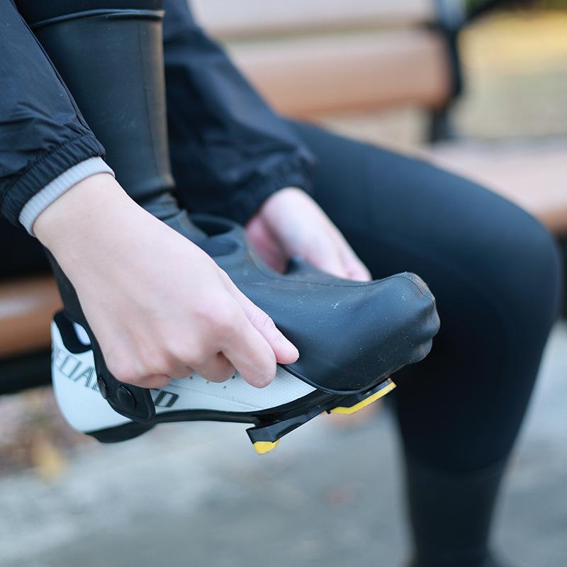 Road Cycling Shoe Covers Silicone Material Waterproof Thermal Insulation Easy to Clean Design for Mountain Biking Road Cycling