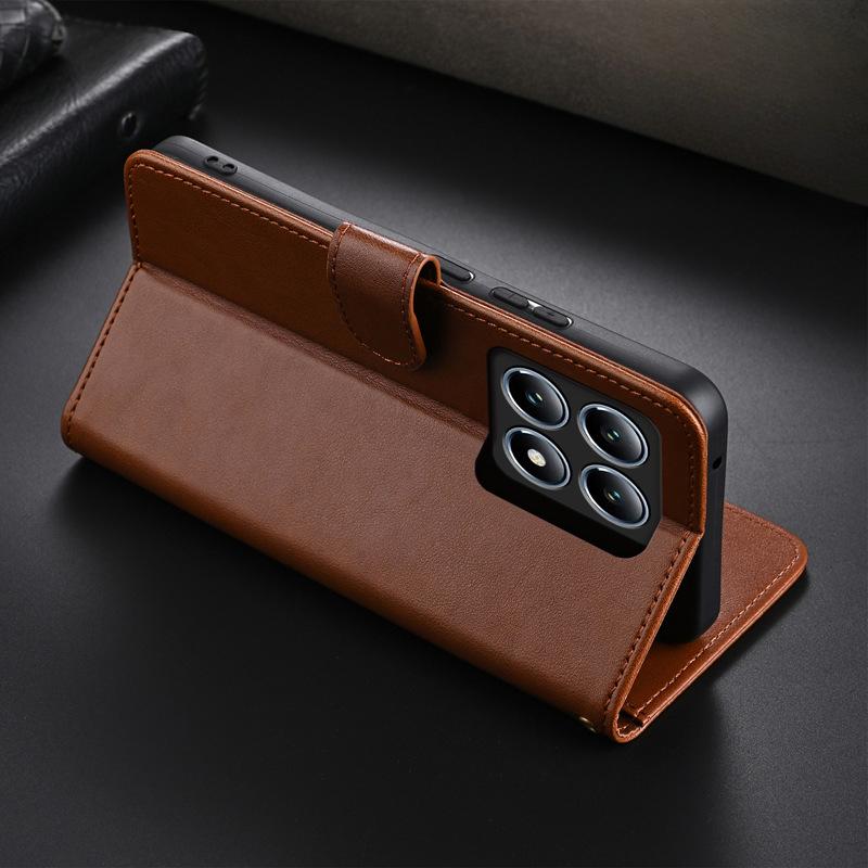 Vhodné pro pouzdro na mobilní telefon Xiaomi 14TPro Vzor kůže Xiaomi Plně kryjící 14ultra Proti pádu Business 14t Měkké kožené pouzdro