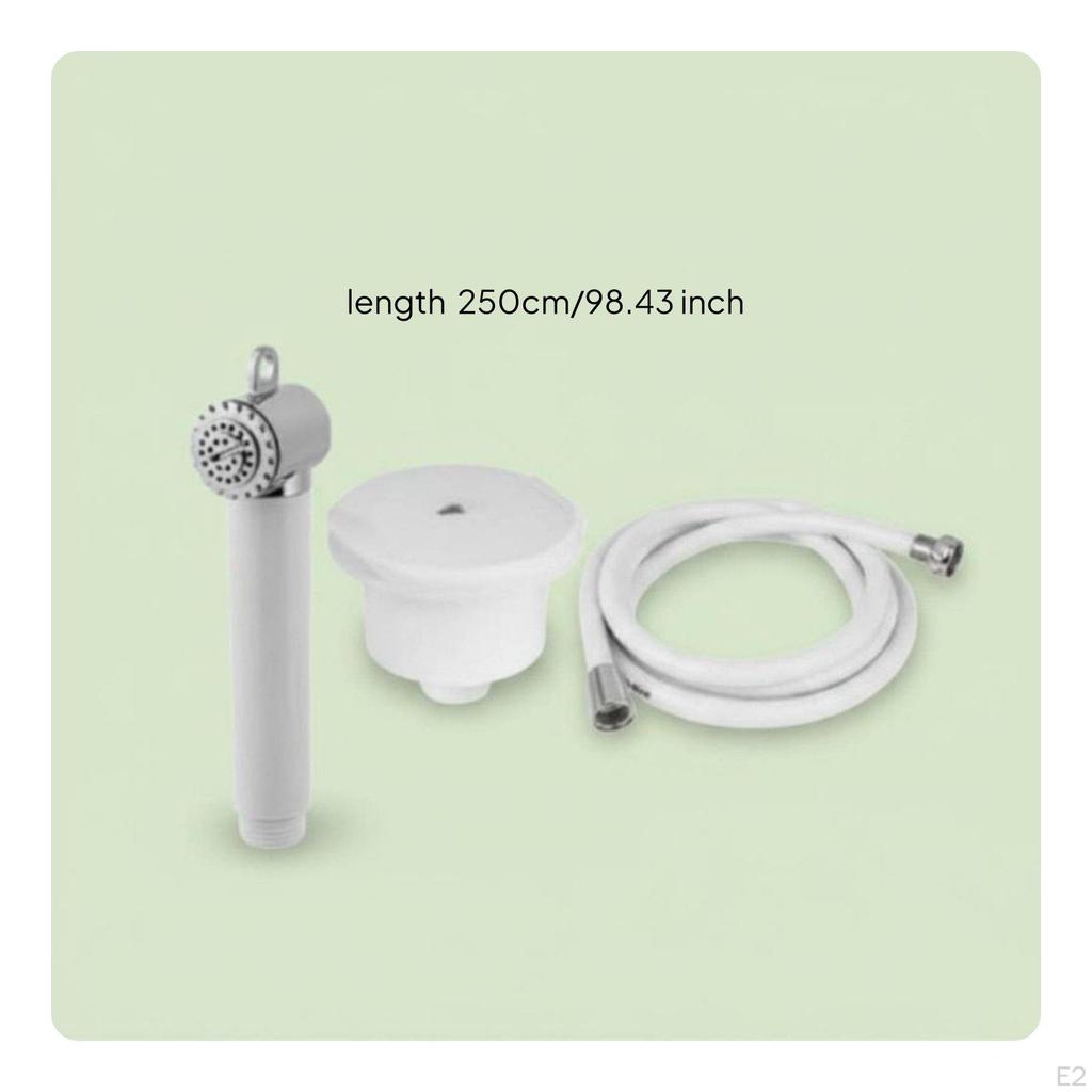 Recessed Transom Shower Embedded Enclosure Shielded Lid Stainless Steel Marine Sprayer for