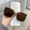 New Fashion Versatile Personality Street Photo Sunglasses Square Male Driving Sun Glasses Sunscreen Goggle Female Firends Gifts