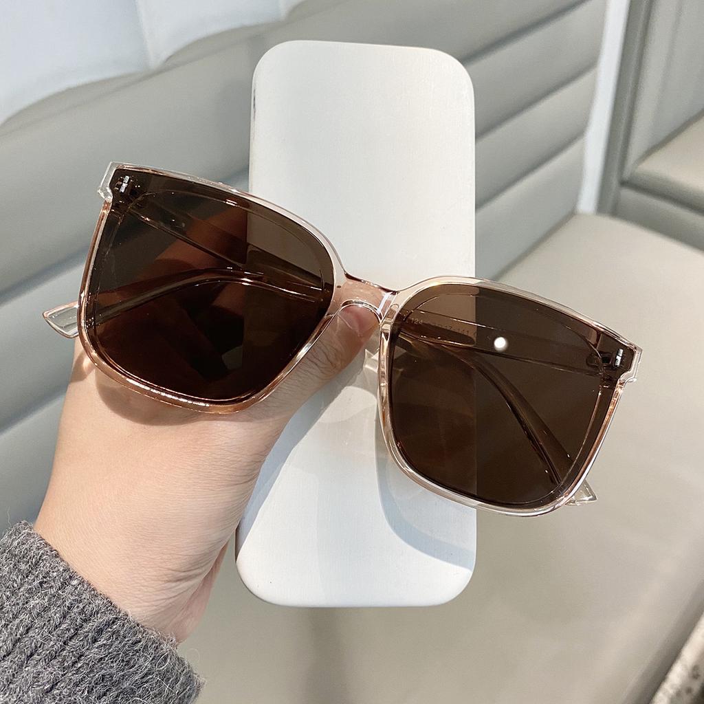 New Fashion Versatile Personality Street Photo Sunglasses Square Male Driving Sun Glasses Sunscreen Goggle Female Firends Gifts