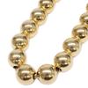 JIL SANDER [Beautiful Condition] 925 Sphere Ball Necklace S Gold colorUsed