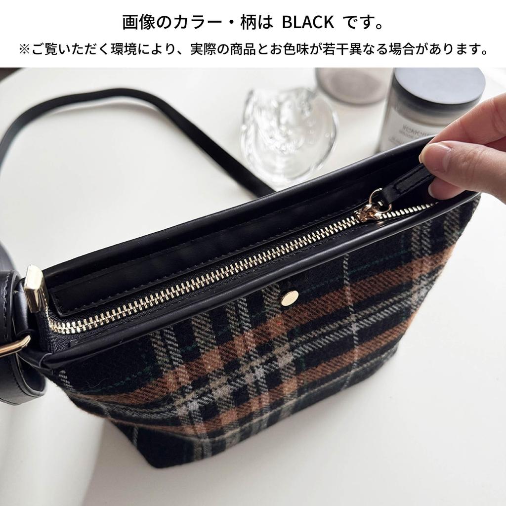 [Finisage] Cozy Check Mini Shoulder Bag