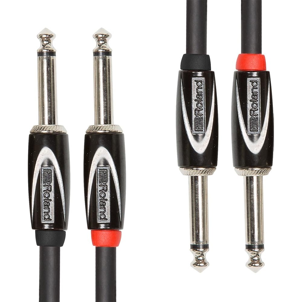 Roland Roland Black Series Cable RCC-5-2814 1.5m TS Phone (Dual) - TS Phone (Dual)