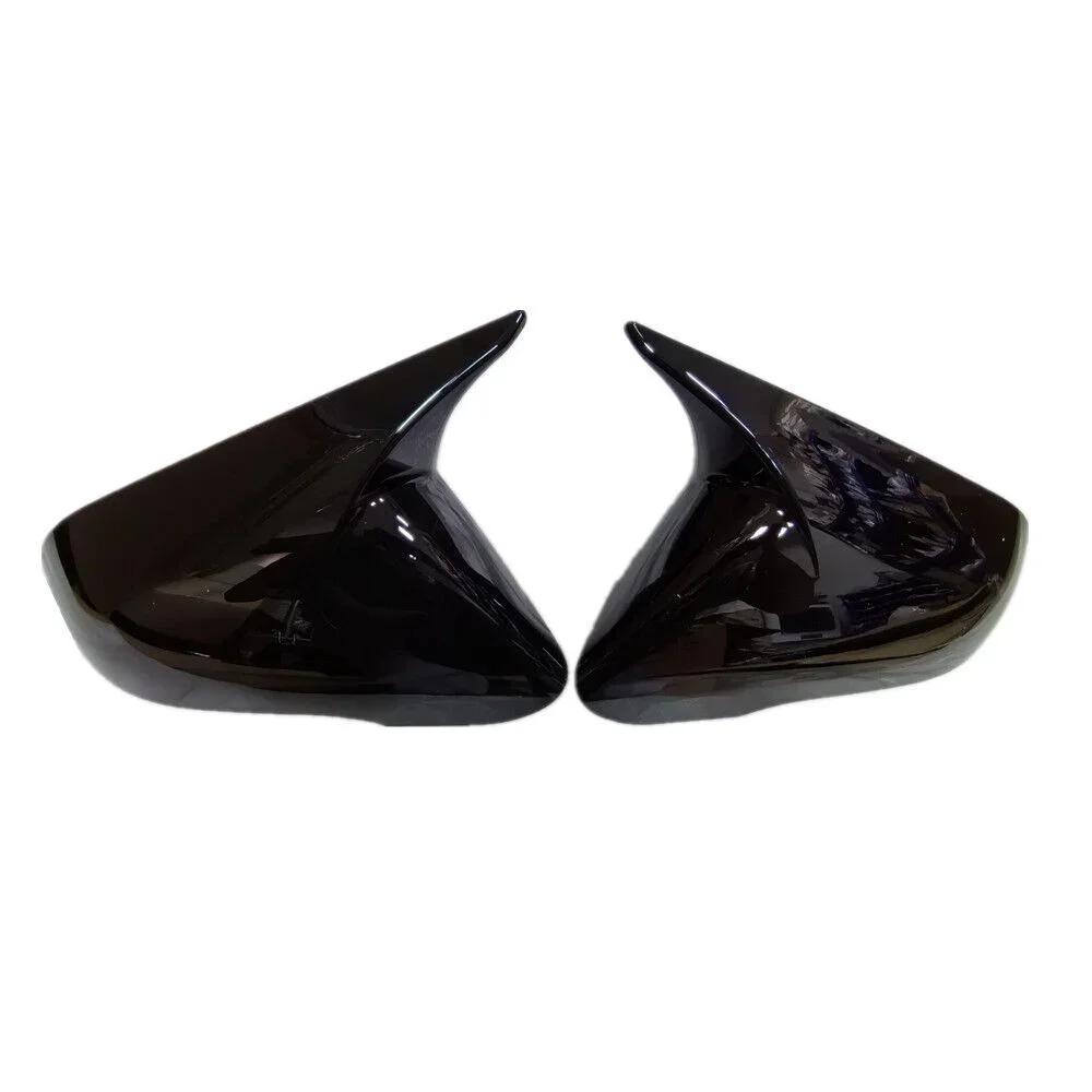 For Hyundai Sonata 2015 2016 2017 2018  ABS Car Rearview Side Mirror Cover Wing Cap Exterior Door Trim Adhesive Sticker