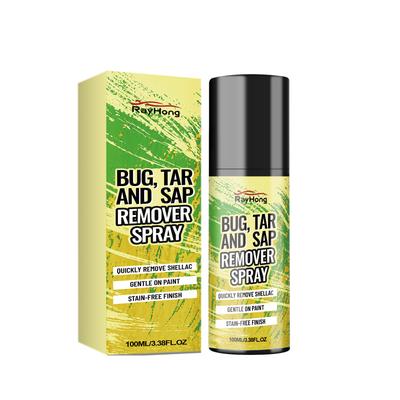 Car Bug Remover Washing Bird Droppings Tree Sap Asphalt Traces Breaks Down Stubborn Dirt Paint Decontaminate Tar Cleaning Liquid