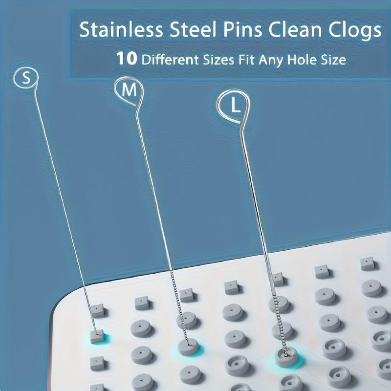 1 Box 10Pcs Shower Head Cleaning Needles Shower Nozzle Unclogger Cleaner Tool