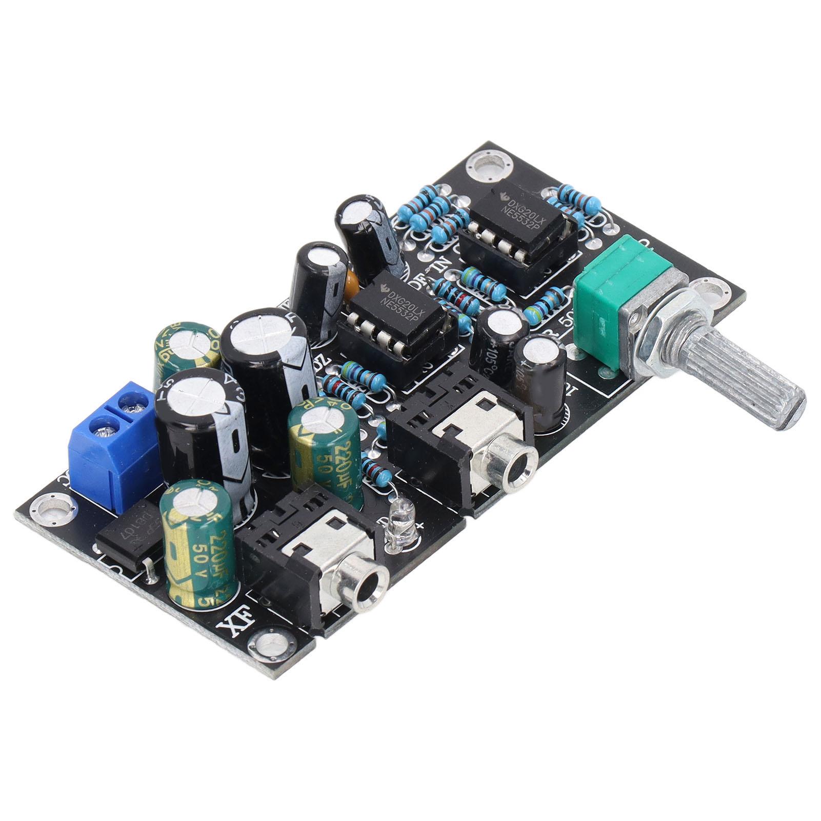 

Headphone Amplifier Board Audio OP AMP Module 2 Channel Portable Single Power Supply 47