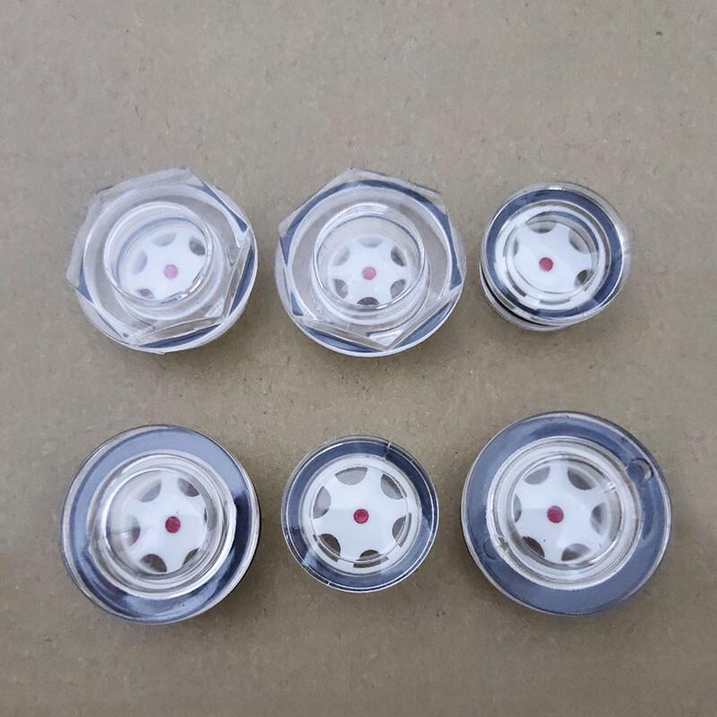 Hexagonal Screw-in Plastic Oil Sight Glass M22x1.5