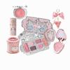 Flowerknows Free Combination Makeup 4pcs Set Lip Mud Highlighter Powder Blusher Eye Shadow Professional Makeup Gift For Girl