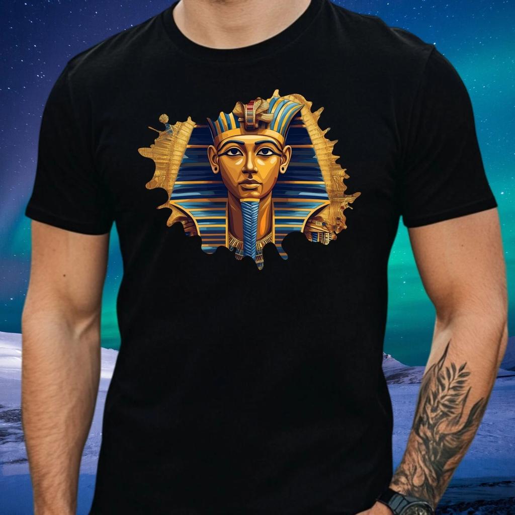 T-Shirt Herren Pharao Motiv Baumwolle Größe S bis 5XL