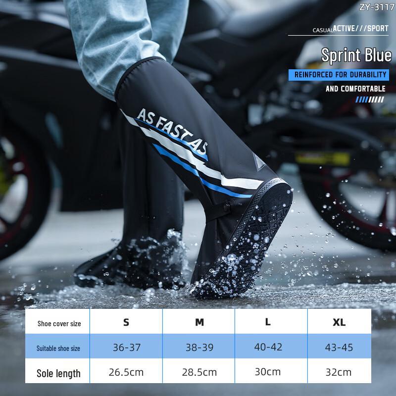 

Thickened Waterproof Rain Shoe Covers S-XL (2 Pairs)