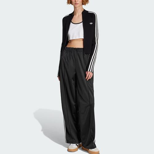 adidas Originály ADICOLOR 3 pruhy úpletová bunda na zip Slim Fit Dámská JY2597
