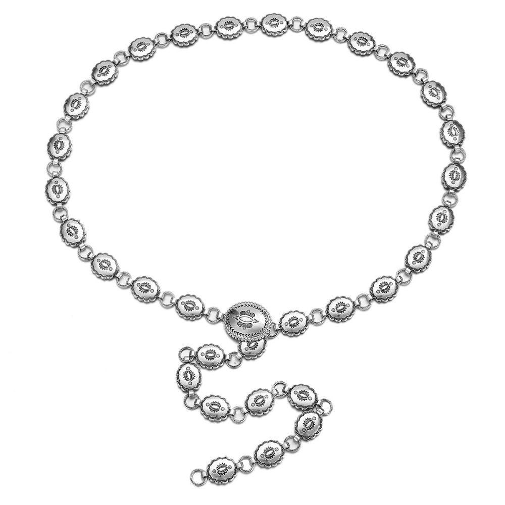 Metal Turquoise Waist Chain Vintage Beach Body Chain Unique Bohemian Waist Belt  Dress Decoration