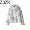Za Autumn New Women Clothes 2025 Western Style French Style Design Sense Artificial Fur Effect Outerwear 4360243