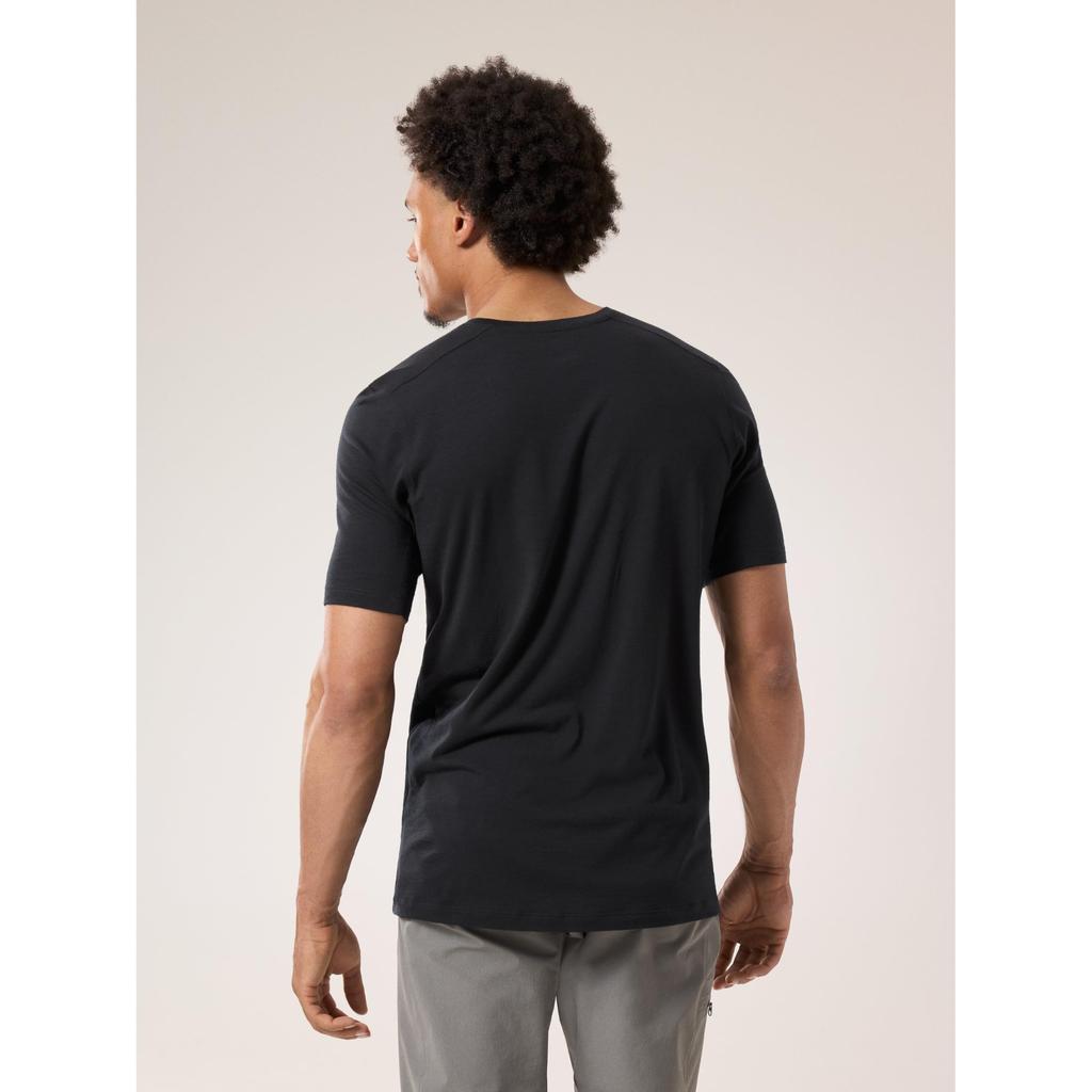 Ionia Merino Wool Arcword Logo Short Sleeve X000007733 Black M ARC'TERYX Men's