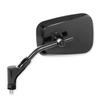 Tanax Bike Mirror Napoleon Azet 4 Mirror EX Nero Filettatura Positiva 10mm Sinistra e Destra Comune 1 Pezzo NA-009