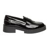 Steve Madden Womens/Ladies Marina Patent Leather Casual Low Block Heel Penny Loafers
