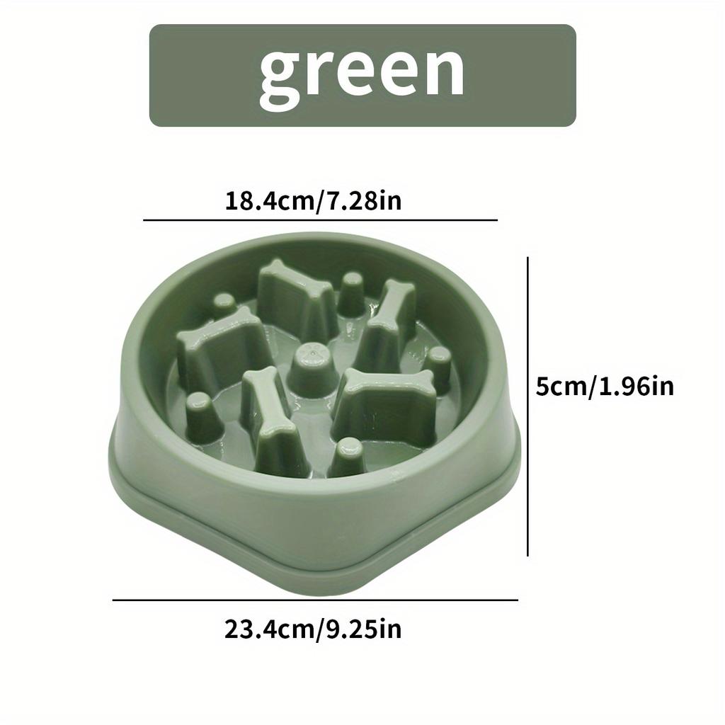 1pc Slow Feeder Dog Bowls - Anti-Slip, Interactive Maze Design for Small To Medium Pets, Bloat Stop & Choke Prevention