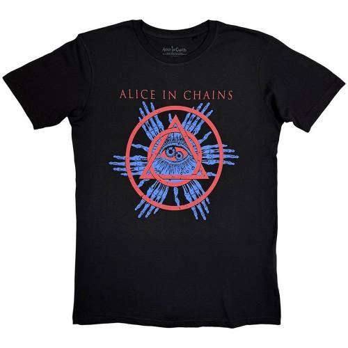 Alice In Chains Unisex Adult Circle Triangle T-Shirt