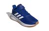 adidas Neo Runfalcon 1.0 Slip Resistant Abrasion Resistant Low Top Running Shoes Blue White Children Aged 3 7 Years Old FW5139
