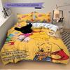 3pcs Piglet and Winnie the Pooh Printed Bedding Set, Soft and Comfortable Quilt Cover for Bedroom Q078